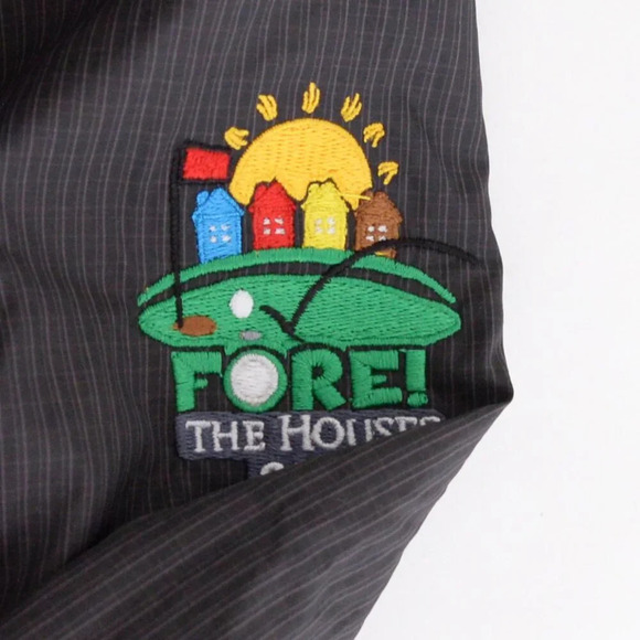 North End Graphite Gray Half Zip Waterproof Nylon Golf  Pullover Jacket M - Picture 10 of 13